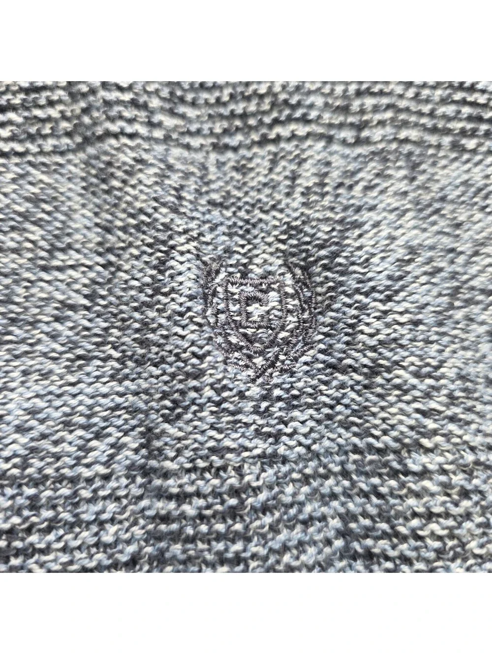 NWT Chaps Crewneck Sweater Men's 2XLT Big Tall 100% Cotton - Heathered Blue